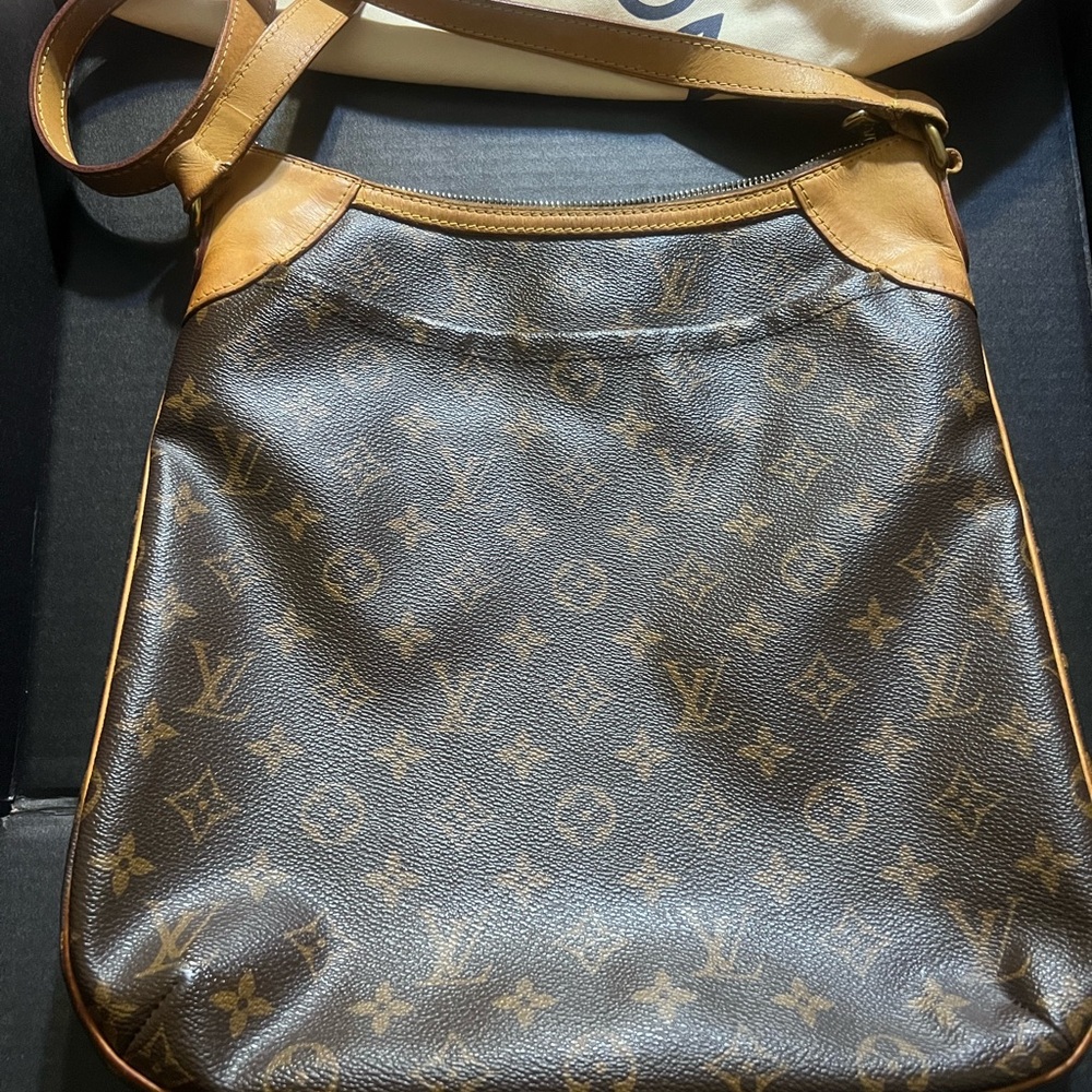 Louis Vuitton Brown and Tan Monogram Bag